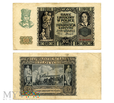 20 złotych 1940 (H 0214021)