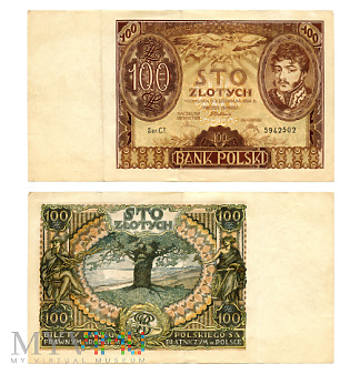 Duże zdjęcie 100 złotych 1934 (C.T. 5942502)
