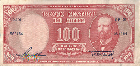 Chile - 100 pesos (1958)