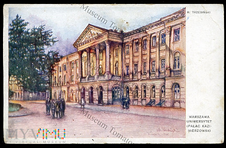 W-wa - Pałac Kazimierzowski - 1928