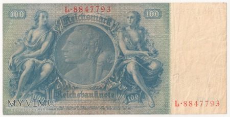 100 Reichsmark 1935 rok