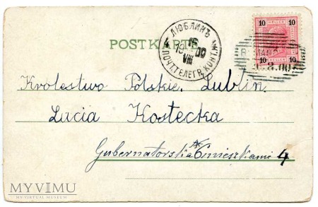 Pocztówka artystyczna 1900