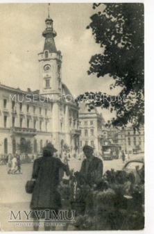Duże zdjęcie Warszawa - Plac Teatralny - Ratusz - przed 1939