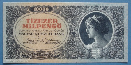 10000 Milpengo 1946 r - Wegry