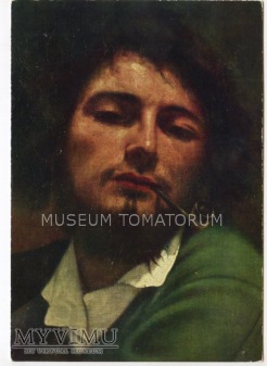 Duże zdjęcie Courbet - Mężczyzna z fajką