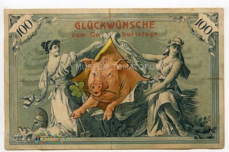 Duże zdjęcie Świnka Urodzinowa - 1906