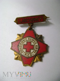 odznaka Honorowy Zasłużony Dawca Krwi