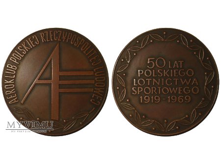 Aeroklub PRL medal brązowy 1969
