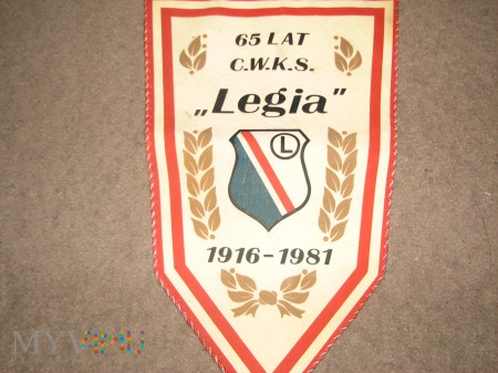 Legia 65 lat 1981