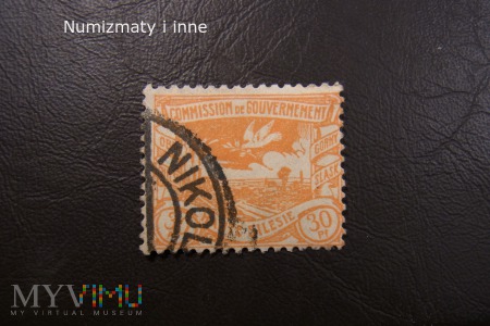 Duże zdjęcie śląskie znaczki plebiscytowe za 30 fenigów