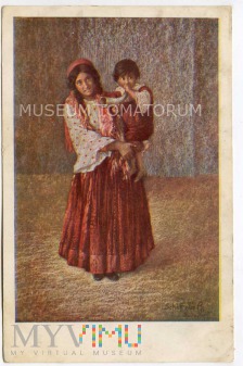 Beno - Cyganka z dzieckiem - 1918