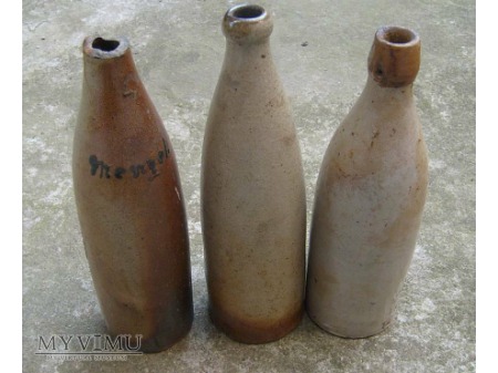 Duże zdjęcie Stare pruskie-niemieckie butelki