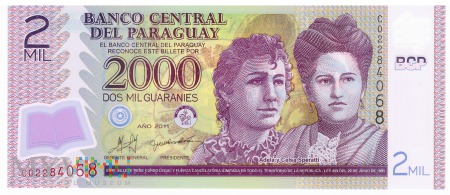 Paragwaj - 2 000 guarani (2011)