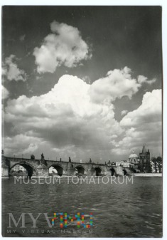 Praha - Karlův most - lata 70-te XX w.