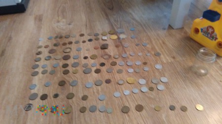 moja cała kolekcja monet i odłamków
