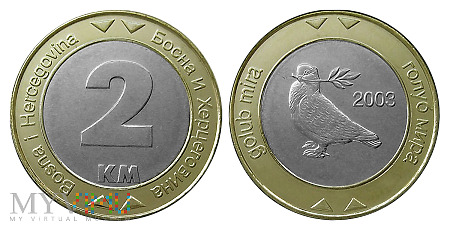 2 marki transferowe, 2003, moneta obiegowa