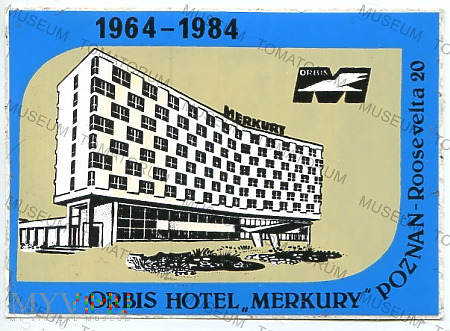 Duże zdjęcie Poznań - "Merkury" Hotel Orbis