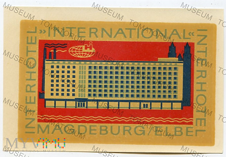 Duże zdjęcie Niemcy NRD - Magdeburg - Hotel "International"