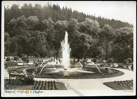 Krynica - Park fontanna - 1960