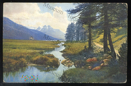Silvaplana - pejzaż okolic - 1917
