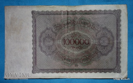100000 Mark 1923