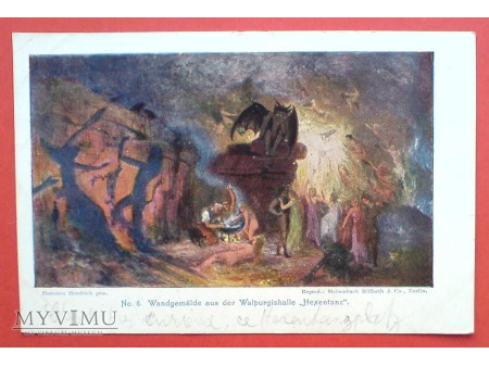 1903 Taniec czarownic z diabłem HEXENTANZPLATZ