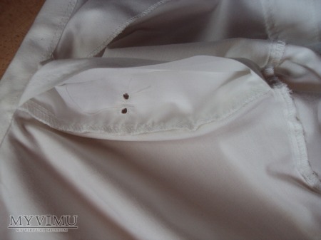 Biała koszulo-bluza DDR