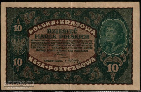 10 Marek Polskich, 1919. Polska