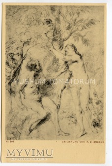 Rubens - Grzech pierworodny (Ewa zrywa jabłko)