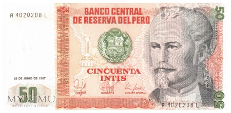 Peru - 50 intis (1987)