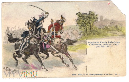 Pojedynek K.Różyckiego z Howenem pod Iłżą. 1831r.