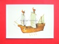 Statek żaglowy z XV wieku