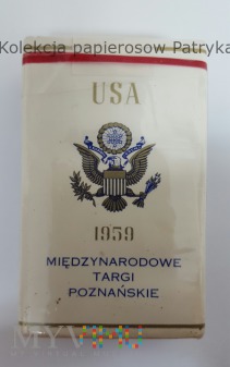 Papierosy ZEFIR USA 1959 r. Targi Poznańskie