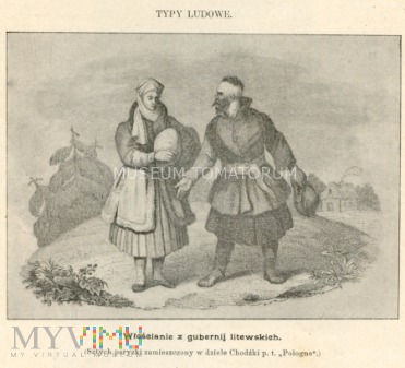Włościanie z gubernii litewskich - XIX w.