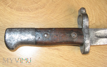 Japonia - serbski bagnet Mauser Milanowicz 1880.