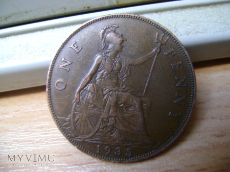 one penny 1935