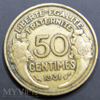 Francja / centimy 50 / 1931
