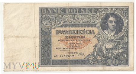Duże zdjęcie 1931.1-20 złotych.aw.P-73a