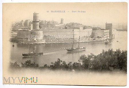 Duże zdjęcie Marseille - Fort st-Jean - pocz. XX wieku
