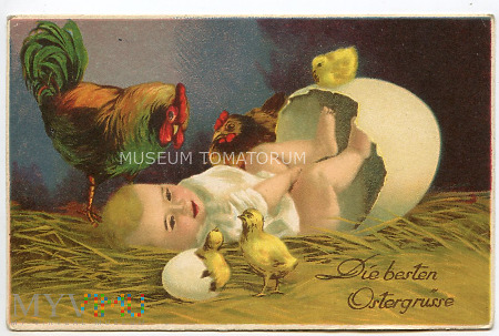 Wesołych Świąt Wielkanocnych - lata 30-te XX w.
