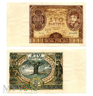 Duże zdjęcie 100 złotych 1934 (CC. 0744208)