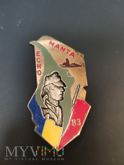 Odznaka Operacji Manta-Echo 83 w Czadzie