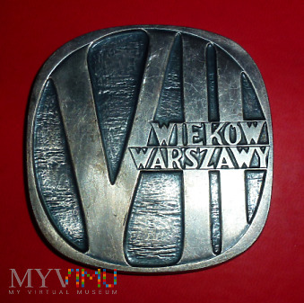 VII Wieków Warszawy - srebrny