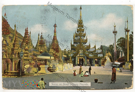 Birma Rangoon - świątynia Szwedagon - 1910