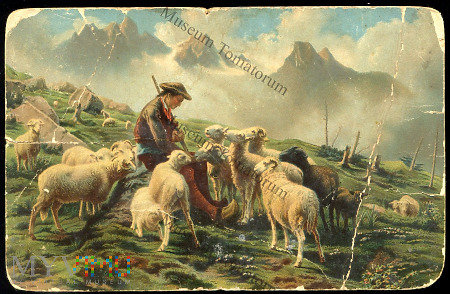 Bonheur - Pasterz z Pirenejów - pocz. XX w.