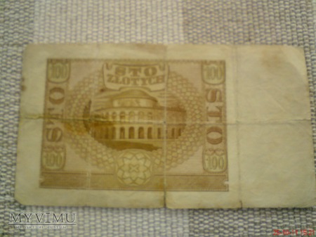 100 złotych 1940 r.