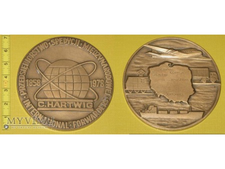 Medal kolejowy - przewozowy C. Hartwig