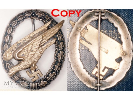 Odznaka Spadochronowa Luftwaffe Paratrooper Badge