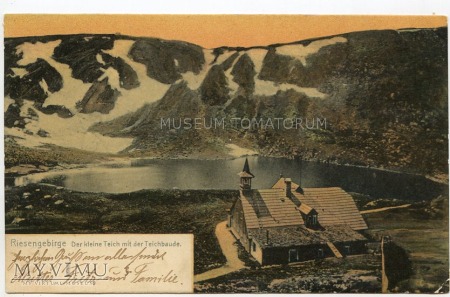 Duże zdjęcie Karkonosze Samotnia Teichbaude 1906