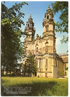 Duże zdjęcie Krzeszów - Kościół pocysterski - fasada - 1972